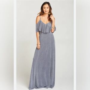 Show me‎ Your Mumu NWT Womens Renee Ruffle Maxi Dress Size Small